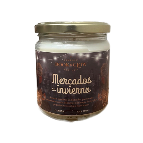 Book and Glow - *Perfect Moments* - Soy Candle - Mercados de Invierno