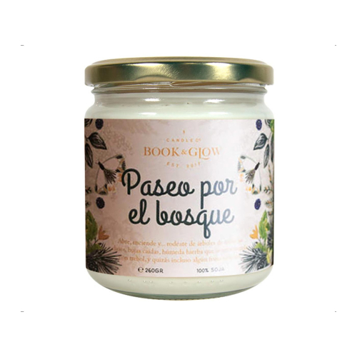 Book and Glow - *Perfect Moments* - Soy Candle - Paseo por el bosque