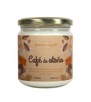 Book and Glow - *Perfect Moments* - Vegan Soy Candle - Café de otoño