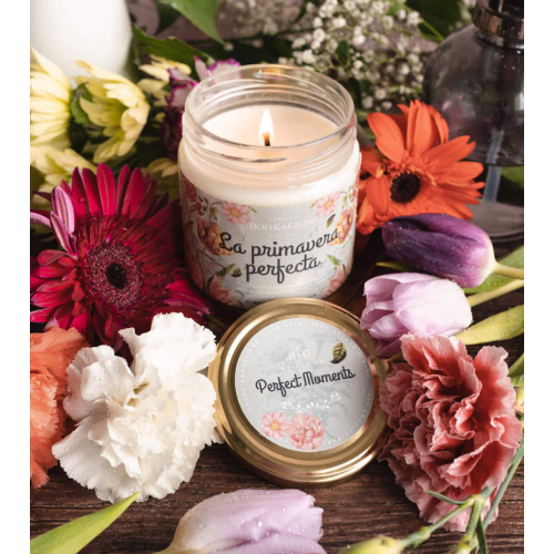 Book and Glow - *Perfect Moments* - Vegan Soy Candle - The Perfect Spring