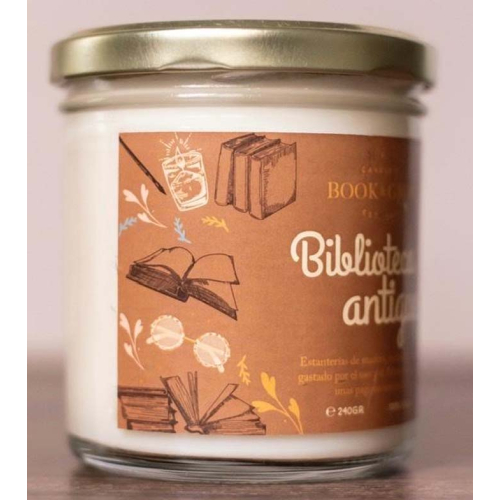 Book and Glow - *Perfect Moments* - Soy Candle - Biblioteca antigua