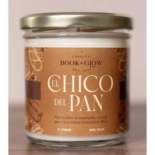Book and Glow - *Mundos Extraordinarios* - Soy candle - El chico del pan