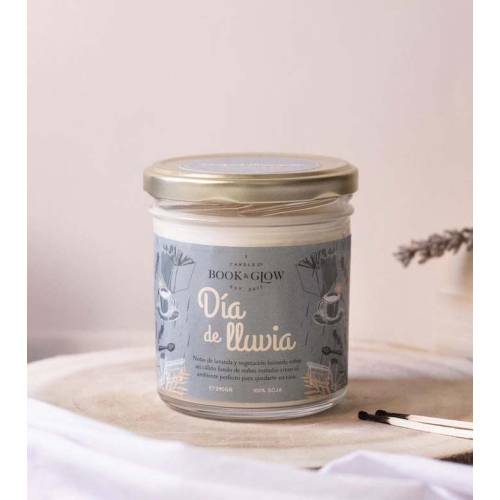 Book and Glow - *Perfect Moments* - Soy candle - Día de lluvia