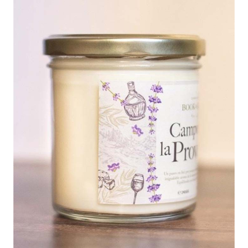 Book and Glow - *Wanderlust* - Soy candle - Campos de la provenza