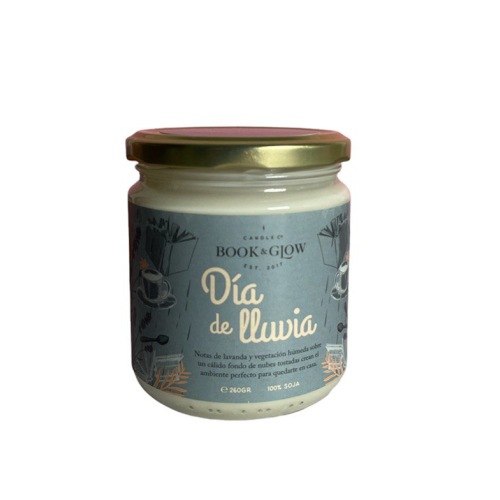 Book and Glow - *Perfect Moments* - Soy candle - Día de lluvia