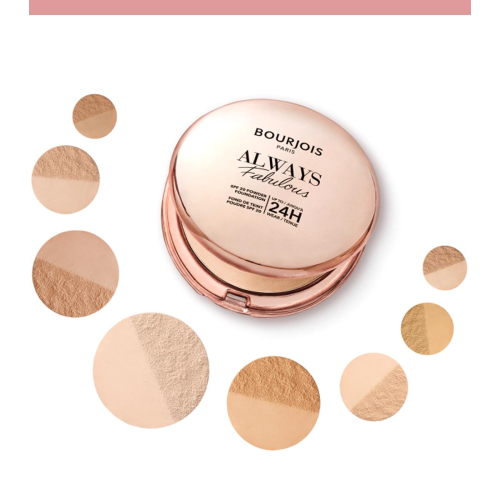 Bourjois - Powder Foundation Always Fabulous SPF20 - 115: Golden Ivory