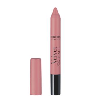 Bourjois - Velvet The Pencil 2 in 1 Lipstick and lip liner - 04: Amou-rose