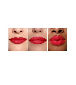 Bourjois - Lipstick and lip liner 2 in 1 Velvet The Pencil - 07: Rouge Es-Carmin