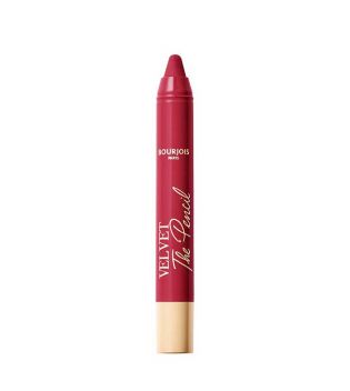 Bourjois - Lipstick and lip liner 2 in 1 Velvet The Pencil - 08: Rouge Di\'Vin
