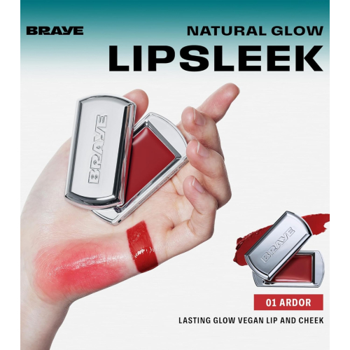 Braye - Lip and Cheek Balm Lipsleek - 01: Ardor
