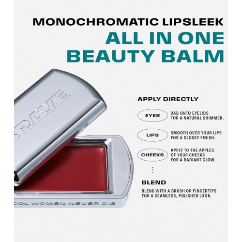 Braye - Lip and Cheek Balm Lipsleek - 01: Ardor