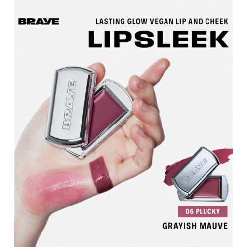 Braye - Lip and Cheek Balm Lipsleek - 06: Plucky