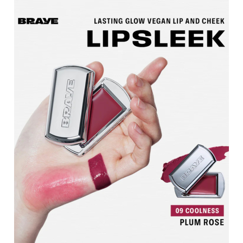 Braye - Lip and Cheek Balm Lipsleek - 09: Coolness