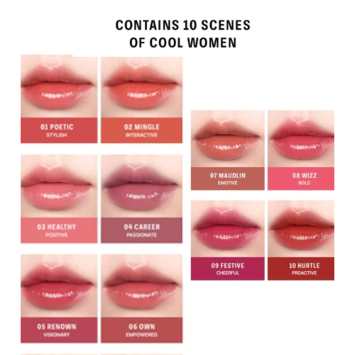 Braye - Lip Tint Thin Glow Tint - 10: Hurtle