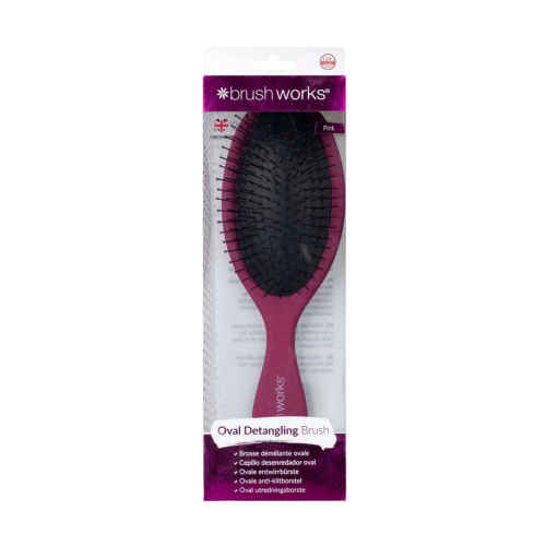Brushworks - Detangling Brush - Pink