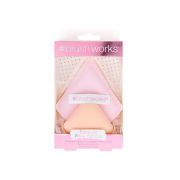 Brushworks - Padded Triangular Makeup Puff Duo