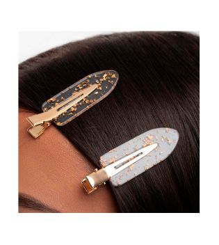 Brushworks - Gold anti-mark hair clips