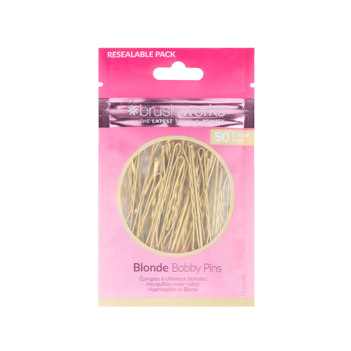 Brushworks - Set of 50 Bobby Pins Bobby Pins - Blonde