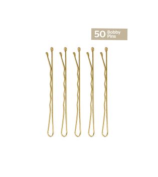 Brushworks - Set of 50 Bobby Pins Bobby Pins - Blonde