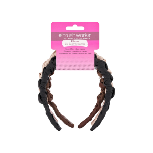 Brushworks - Ribbon Zig Zag headband set