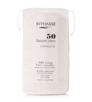 Byphasse - Oval cotton pads - 50 units