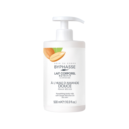 Byphasse - Nourishing body milk with dispenser - Sweet almond oil