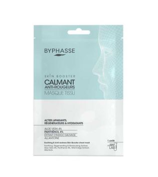 Byphasse - Facial mask Skin Booster - Soothing and anti-redness