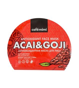 Café Mimi - Antioxidant Cloth Face Mask - Acai & Goji
