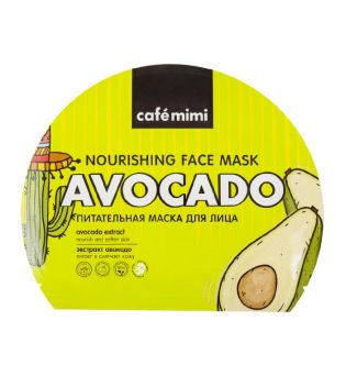 Café Mimi - Nourishing Cloth Face Mask - Avocado