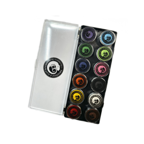 Cameleon - 12 shades makeup palette aquacolor