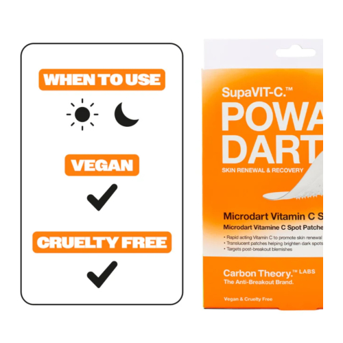 Carbon Theory - *SupaVIT-C* - Anti-blemish patches Powa Dart - 9 units