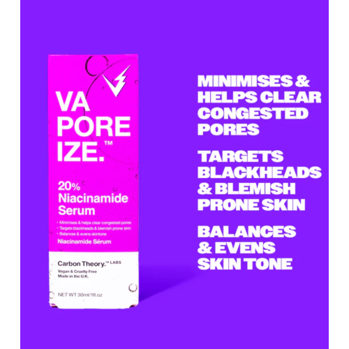 Carbon Theory - *VaPOREize* - Facial serum with Niacinamide 20%