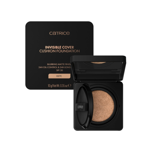 Catrice - *Glass Cloud* - Makeup Base Invisible Cover Cushion Foundation - C027C