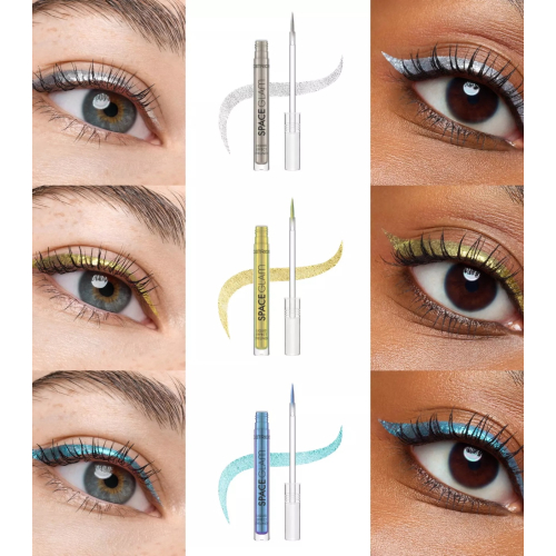 Catrice - Eyeliner Space Glam Liquid Effect - 010: Moonstone Metallic