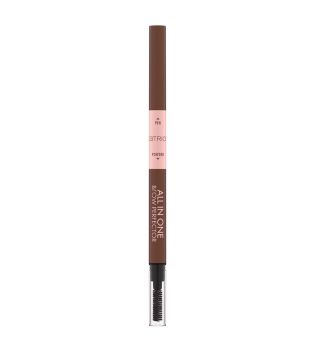 Catrice - Eyebrow pencil All In One Brow Perfector - 020: Medium Brown