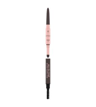 Catrice - Eyebrow pencil All In One Brow Perfector - 030: Dark Brown