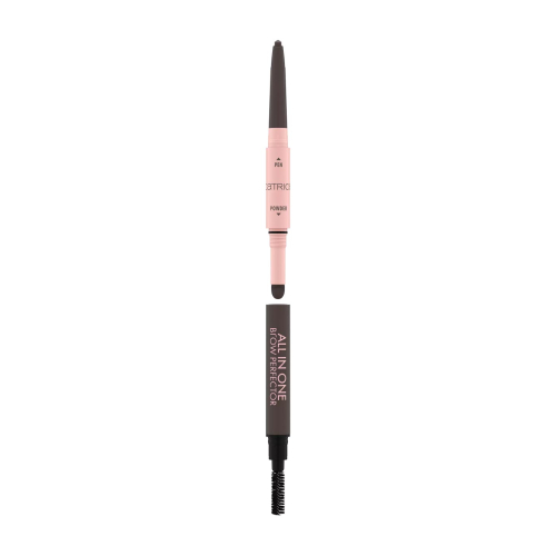 Catrice - Eyebrow pencil All In One Brow Perfector - 030: Dark Brown