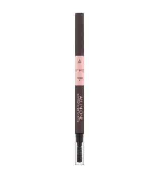 Catrice - Eyebrow pencil All In One Brow Perfector - 030: Dark Brown