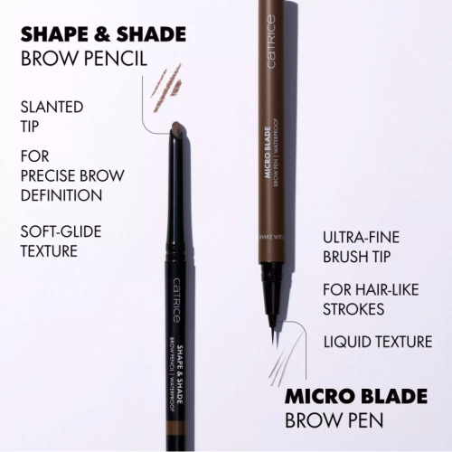 Catrice - Waterproof eyebrow pencil Shape & Shade - 050: Roasted Almond