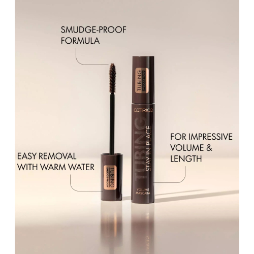 Catrice - Volumizing Mascara Tubing Stay In Place - 020: Panda-Proof Brown