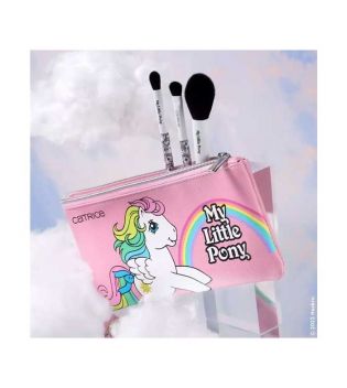 Catrice - *My Little Pony* - Set of face brushes and cosmetic bag