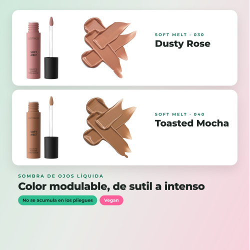 Catrice - Pack of 4 liquid shadows liquid to powder Soft Melt
