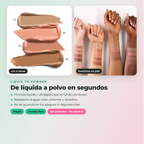 Catrice - Pack of 4 liquid shadows liquid to powder Soft Melt