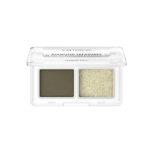 Catrice - Cream to Powder Eyeshadow Palette Diamond Treasures - 040: Olive Twinkle