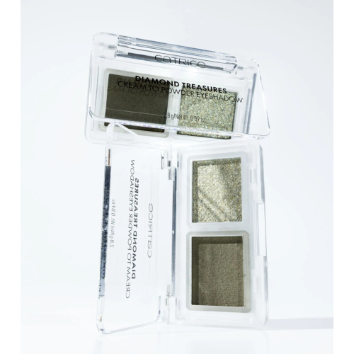Catrice - Cream to Powder Eyeshadow Palette Diamond Treasures - 040: Olive Twinkle