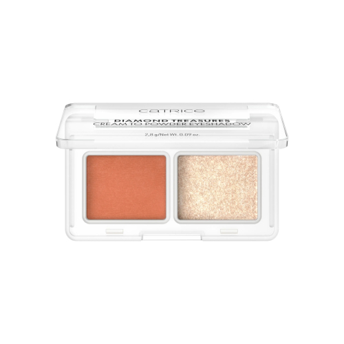 Catrice - Cream to powder eyeshadow palette Diamond Treasures - 050: Peach Gleam