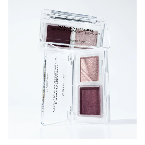 Catrice - Cream to Powder Eyeshadow Palette Diamond Treasures - 060: Burgundy Glitz