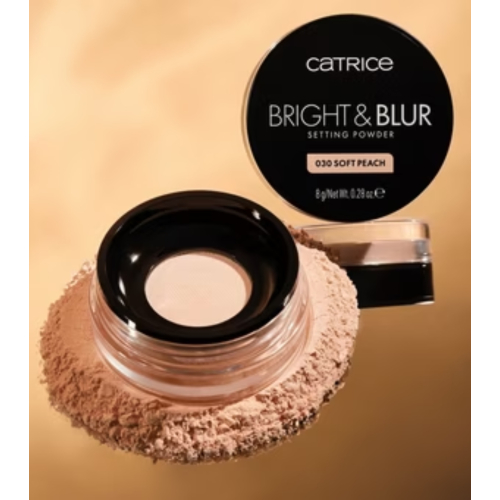 Catrice - Loose Setting Powder Bright & Blur - 030: Soft Peach