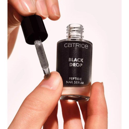 Catrice - Nail serum with peptides Black Drop Peptide