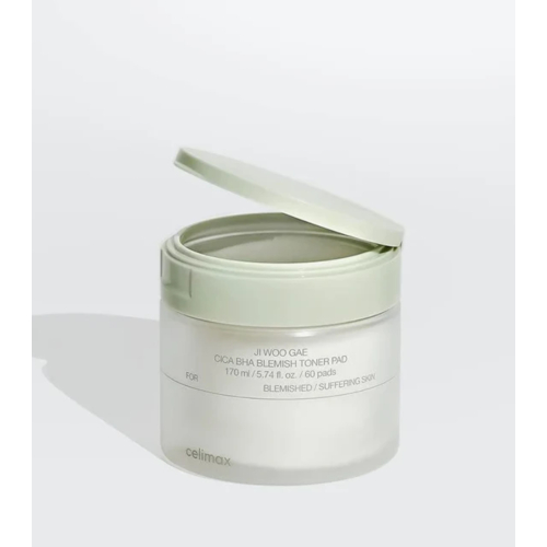 Celimax - *Ji Woo Gae* - Exfoliating Pads CICA BHA Blemish Toner Pad - 60 pads